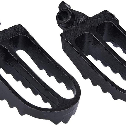 Foot Pegs Steel Blk + Fittings, Honda CRF50/CRF70/CRF80/CRF100/CRF150
