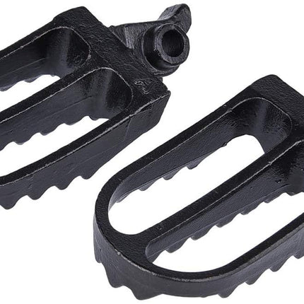 Foot Pegs Steel Blk + Fittings, Honda CRF50/CRF70/CRF80/CRF100/CRF150