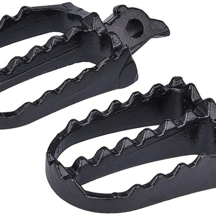 Foot Pegs Steel Blk + Fittings, Honda CRF50/CRF70/CRF80/CRF100/CRF150
