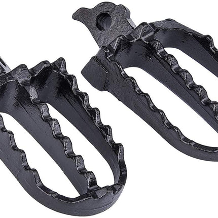 Foot Pegs Steel Blk + Fittings, Honda CRF50/CRF70/CRF80/CRF100/CRF150