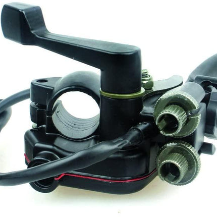 LEVER WITH THUMB THROTTLE ASSY., LT80 KFX80 Atv Hand Brake 57300-40B00, 57300-40B01