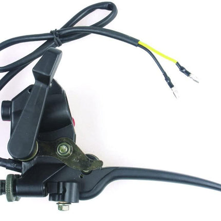 LEVER WITH THUMB THROTTLE ASSY., LT80 KFX80 Atv Hand Brake 57300-40B00, 57300-40B01