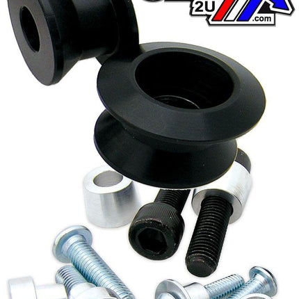 Swingarm Spool Univ Black, Bolt Hardware 2009-SSS.BK