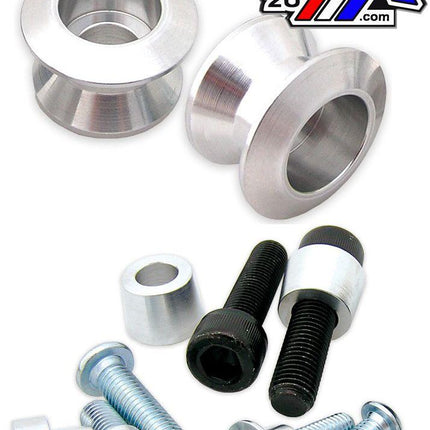 Swingarm Spool Univ Silver, Bolt Hardware 2009-SSS.S