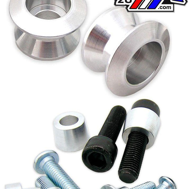 Swingarm Spool Univ Silver, Bolt Hardware 2009-SSS.S