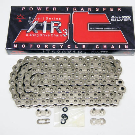 Drive Chain Heavy Duty X-ring 520X1R3 110L Nickel JTC520X1R3NN110DL