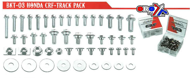 Bolt Kit Factory Honda Style, Off Road Kit Track Pack, BKT-03