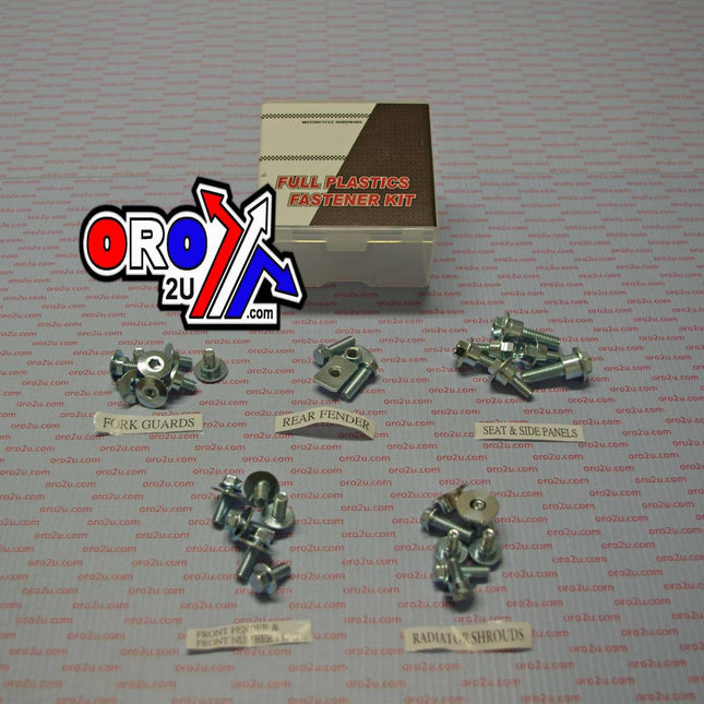 Plastic Bolt Kit Honda Style, Full Plastic Fastener Kit