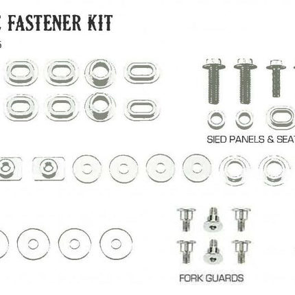 Plastic Bolt Kit Yamaha Style, Full Plastic Fastener Kit
