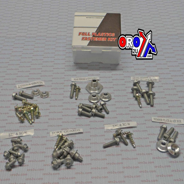 Plastic Bolt Kit KTM Style, Full Plastic Fastener Kit [54pcs]