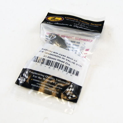 Valve Intake RMZ250 07-17 Whitediamond, Kibblewhite 60-60512H, 12911-10H00 RM-Z250 Suzuki