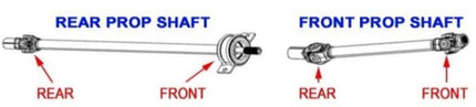 Yoke + Universal Joint, Bronco AT-08606-1, 1350039