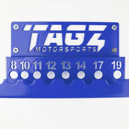 Tagz Organiser T-bar Rack Blue, Fits Up To 8 T-bars