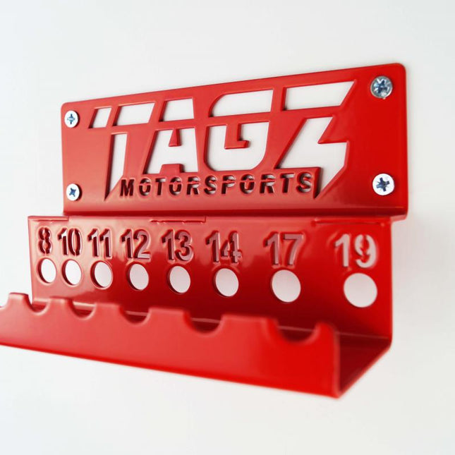 Tagz Organiser T-bar Rack Red, Fits Up To 8 T-bars
