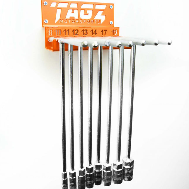 Tagz Organiser T-bar Rack Orange, Fits Up To 8 T-bars