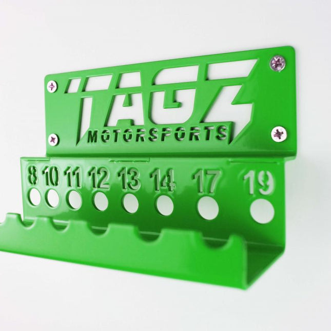 Tagz Organiser T-bar Rack Green, Fits Up To 8 T-bars
