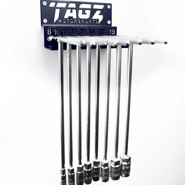 Tagz Organiser T-bar Rack Black, Fits Up To 8 T-bars
