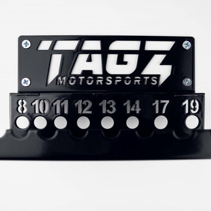 Tagz Organiser T-bar Rack Black, Fits Up To 8 T-bars