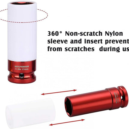 Socket Impact 1/2 4 Pcs Kit