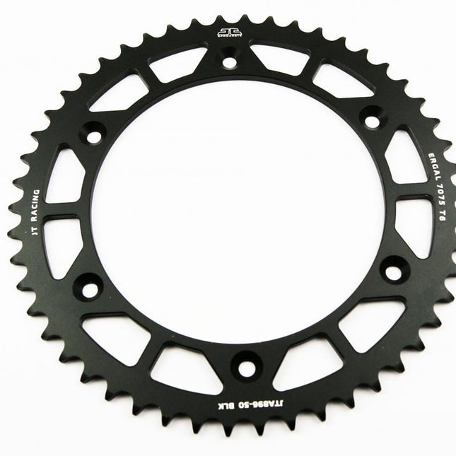 REAR SPROCKET ALLOY BLACK, JTA896.50BLK JT 7075-T6 Aluminium