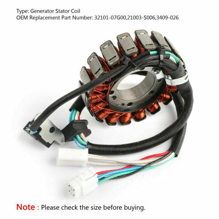 Stator Coil, Artic Cat / Kawasaki/ Suzuki, Arrowhead 340-58106
