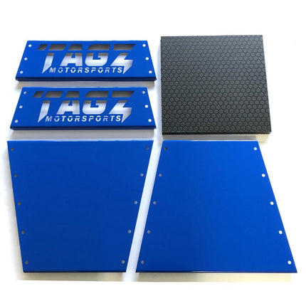 Tagz Factory MX Stand Panel Set, Finish Gloss Blue RAL5005