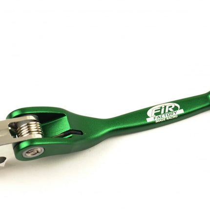 FIR H/D Ulti-flex Lever Kawasaki, Forged Alloy Green, ACLC-381