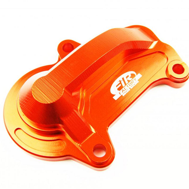 Water Pump Cover 19-21 KTM 2T, FIR ASWPC-21, Billet Alloy Orange, Standard Water Pump Cover