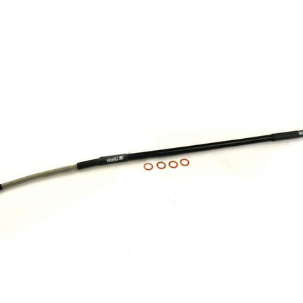 Hose Rear Brake Silver / Black, Venhill Y01-2-040/P, B2W-25873-00-00, YZ 250F 2021, YZ 450F 20-21