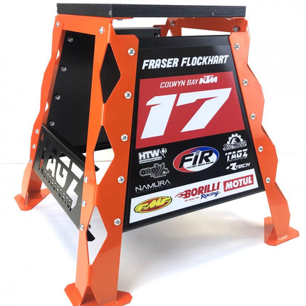 Tagz Factory MX Stand Panel Set, Finish Gloss Silver Metallic
