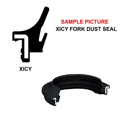 Dust Seal XICY3 43x53.4/57.2x6/11.8 Ss, E7146 / 36-1038 / Each / P40FORK455192, !!! Dirt Racing Kit's !!! 43570624