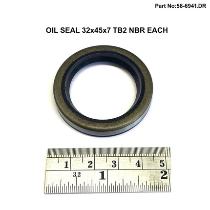 Oil Seal 32x45x7 TB2 Nbr Each, 0760324571 30-4504, 32-45-7, Dirt Racing