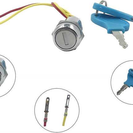 Switch Ignition 2 Way - 2 Keys Universal