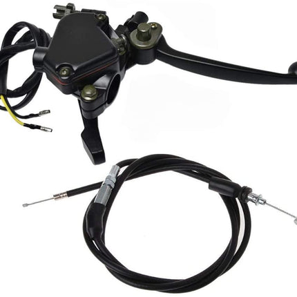 Lever Thumb Throttle Assy + Cable.
