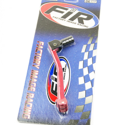 Gear Lever Alloy Red, Black Tip