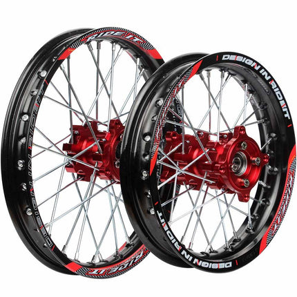 WHEEL SET 1.40-14 & 1.85-12, 50-160cc CRF XKL BBR Pit Dirt Bike