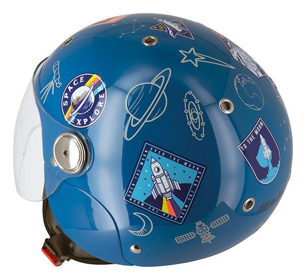 KIDS HELMET Medium 49-50cm - SPUTNIK S775 Blue, S-Line JJS3G1002