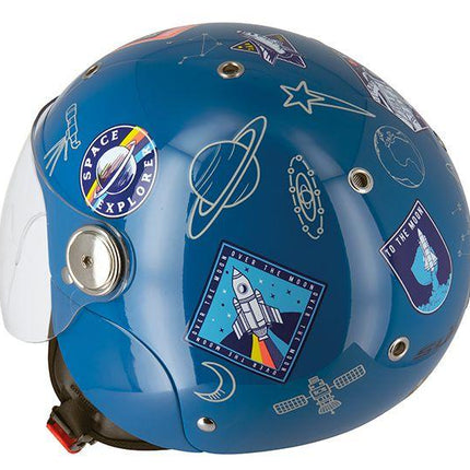 KIDS HELMET Large 51-52cm - SPUTNIK S775 Blue, S-Line JJS3G1003
