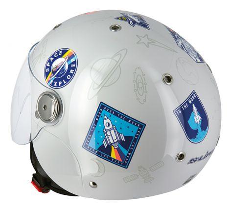 KIDS HELMET Small 47-48cm - SPUTNIK S775 Silver, S-Line JJS2G1001