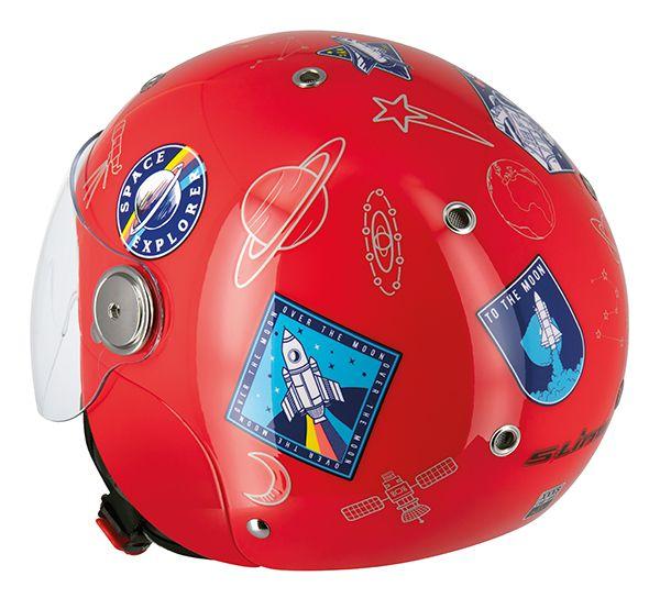 KIDS HELMET Small 47-48cm - SPUTNIK S775 Red, S-Line JJS4G1001