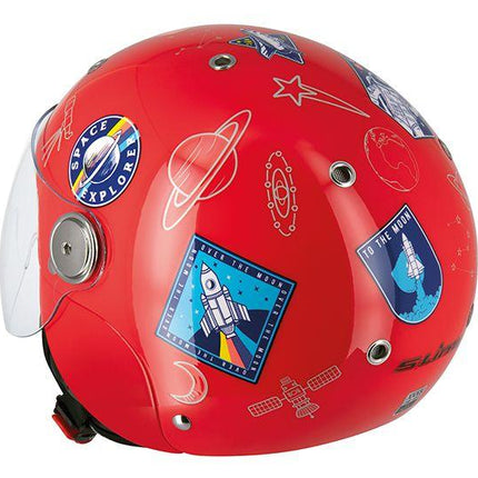 KIDS HELMET Large 51-52cm - SPUTNIK S775 Red, S-Line JJS4G1003