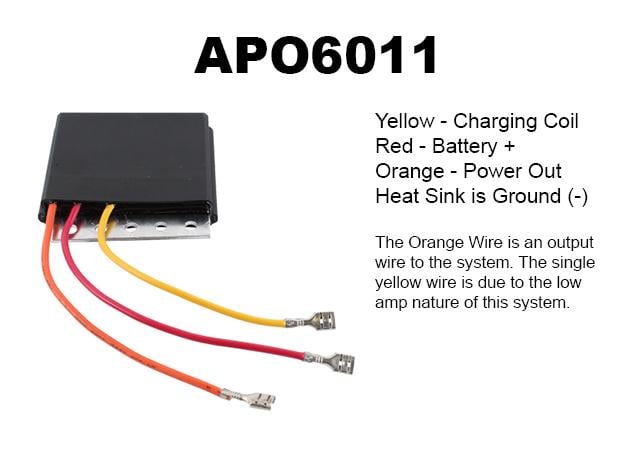 Regulator / Rectifier Polaris Pwc, Arrowhead APO6011, 230-22156, 4010387, Polaris Pwc Pro 1200 2000-01 Polaris Pwc Octane 2002-04