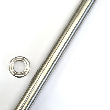 Honda Rear Spindle & Nut M22x1.5, Titanium Grade 5 / OEM Ref: 42301-KRN-A30 & 90305-KZ4-J20