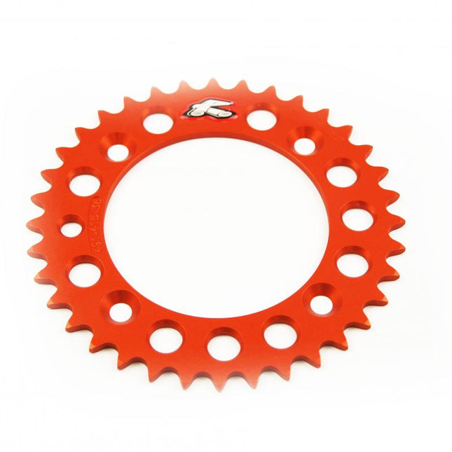 Rear Sprocket Renthal 491, Ktm/husky 50 14-25, 36T Orange, 491--415-36P-OR