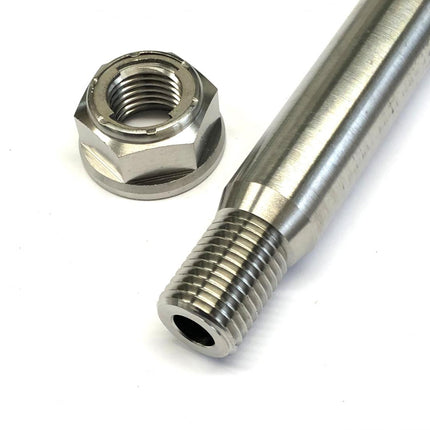 GR5 Honda Swing Arm Pin & Nut, Ti-GR5 Insert / M14x1.50mm / Each, 52101-KZ4-J40 / 90305-KZ3-B01