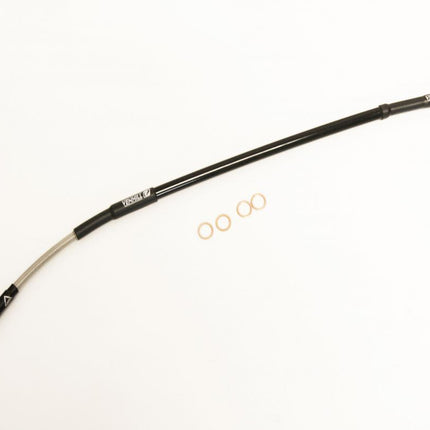 Hose Rear Brake Silver / Blk, KTM SX65 2009 - 2022, Venhill K01-2-028/P