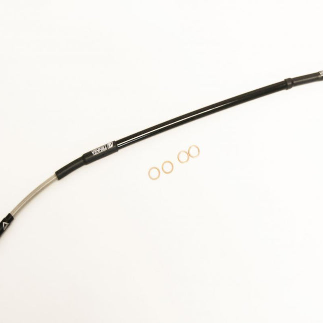 Hose Rear Brake Silver / Blk, KTM SX65 2009 - 2022, Venhill K01-2-028/P