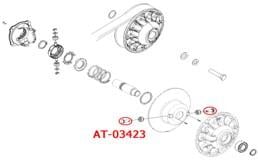Clutch Pin Polaris 3234201, Bronco AT-03423