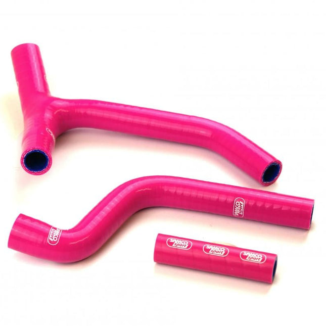 Coolant Hose 3 Piece Kit Pink 10-13 Yamaha 250 YZ F 'y' Race Design Samco Sport YAM-39-PK