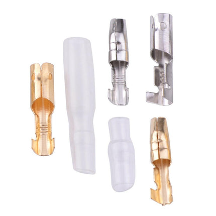 100 Sets Connector 3.9mm Bullet Brass Terminals Kit 400PCS